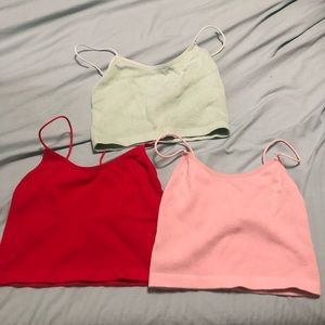 all three tops from urban planet